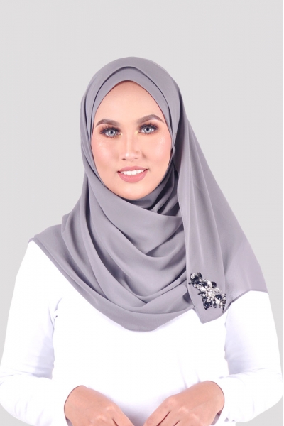 BEYONCE SHAWL - CHARCOAL